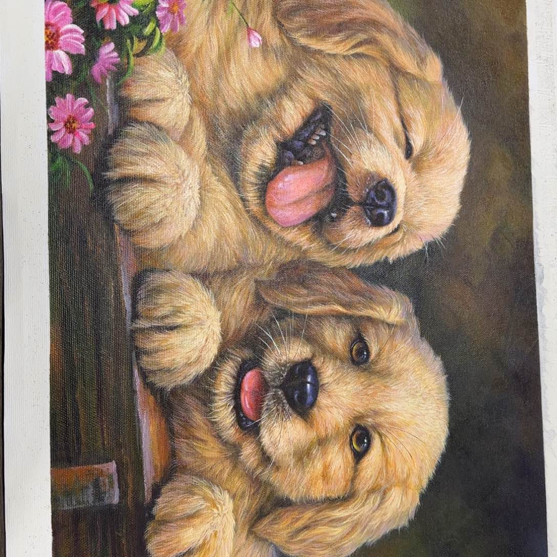 油画好的我真的好喜欢
