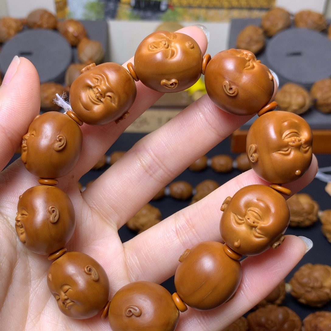 橄榄核手串/手链十分开心