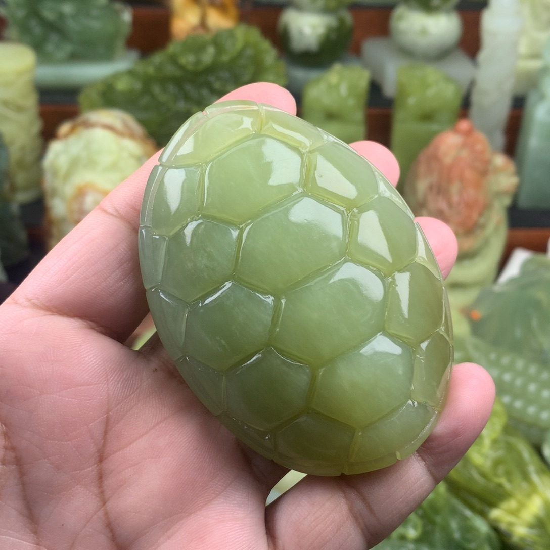 岫玉未镶嵌手把件