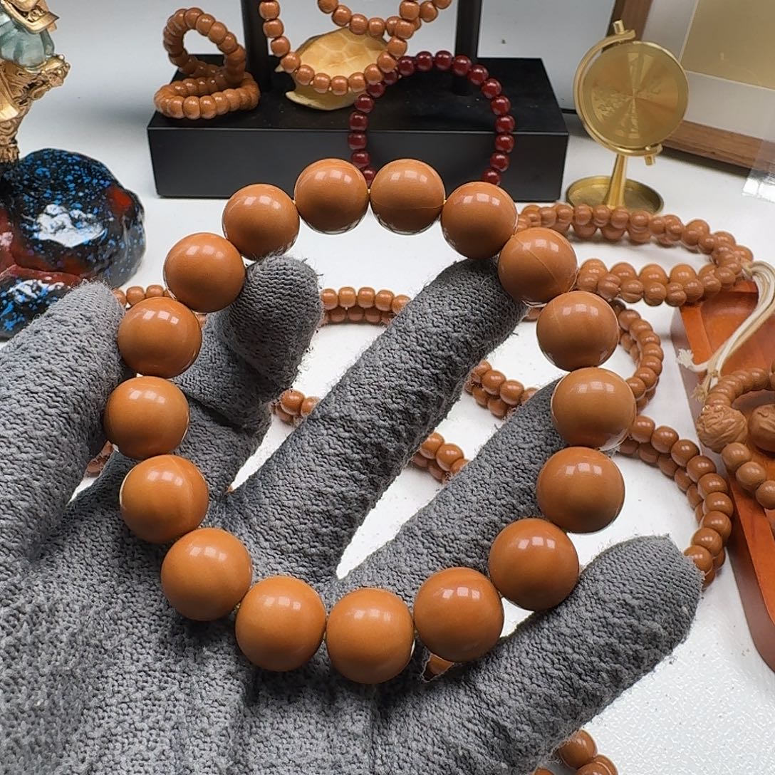 摄***像吊坠猴头核桃光珠