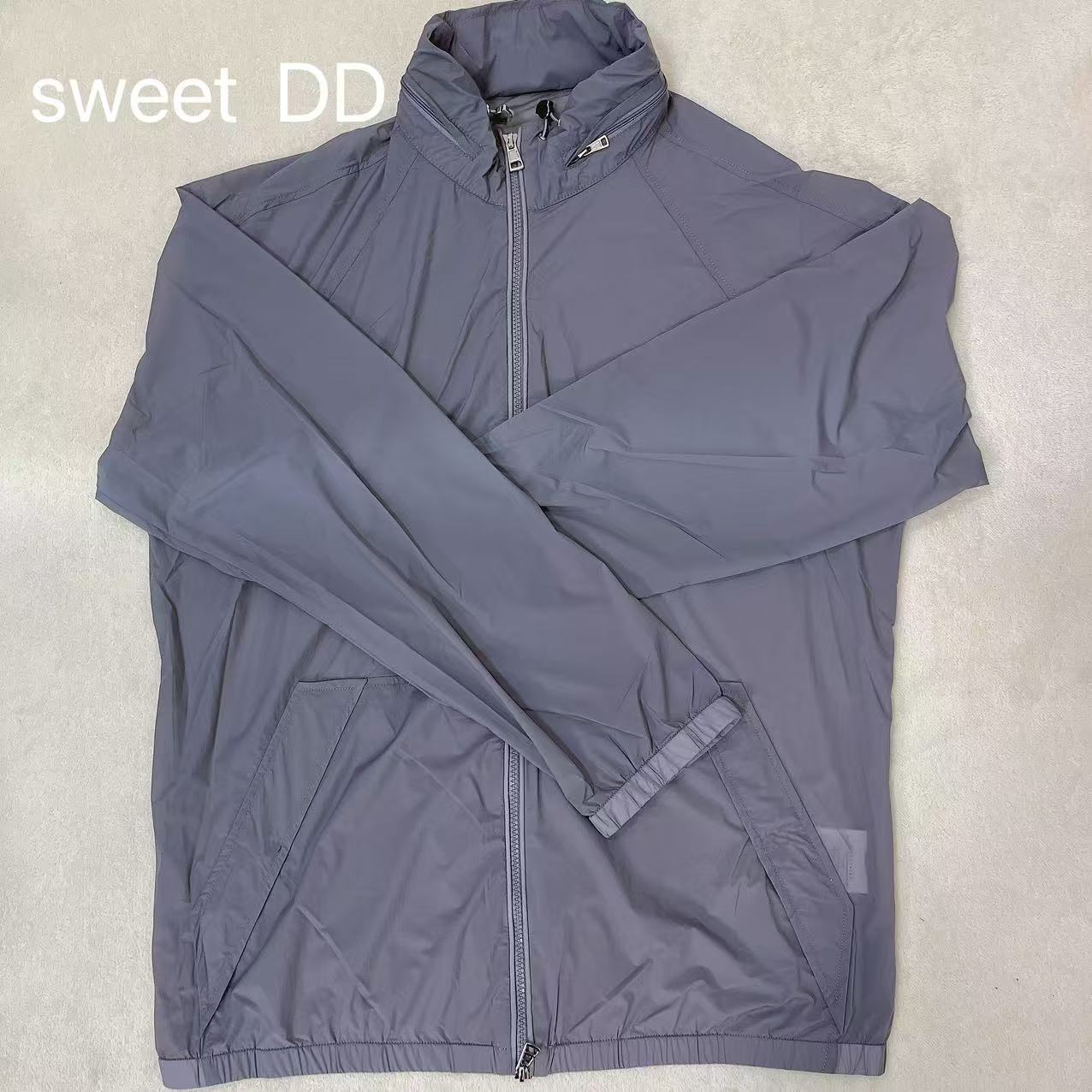 Sweet DD灰色隐藏帽休闲防晒夹克-617