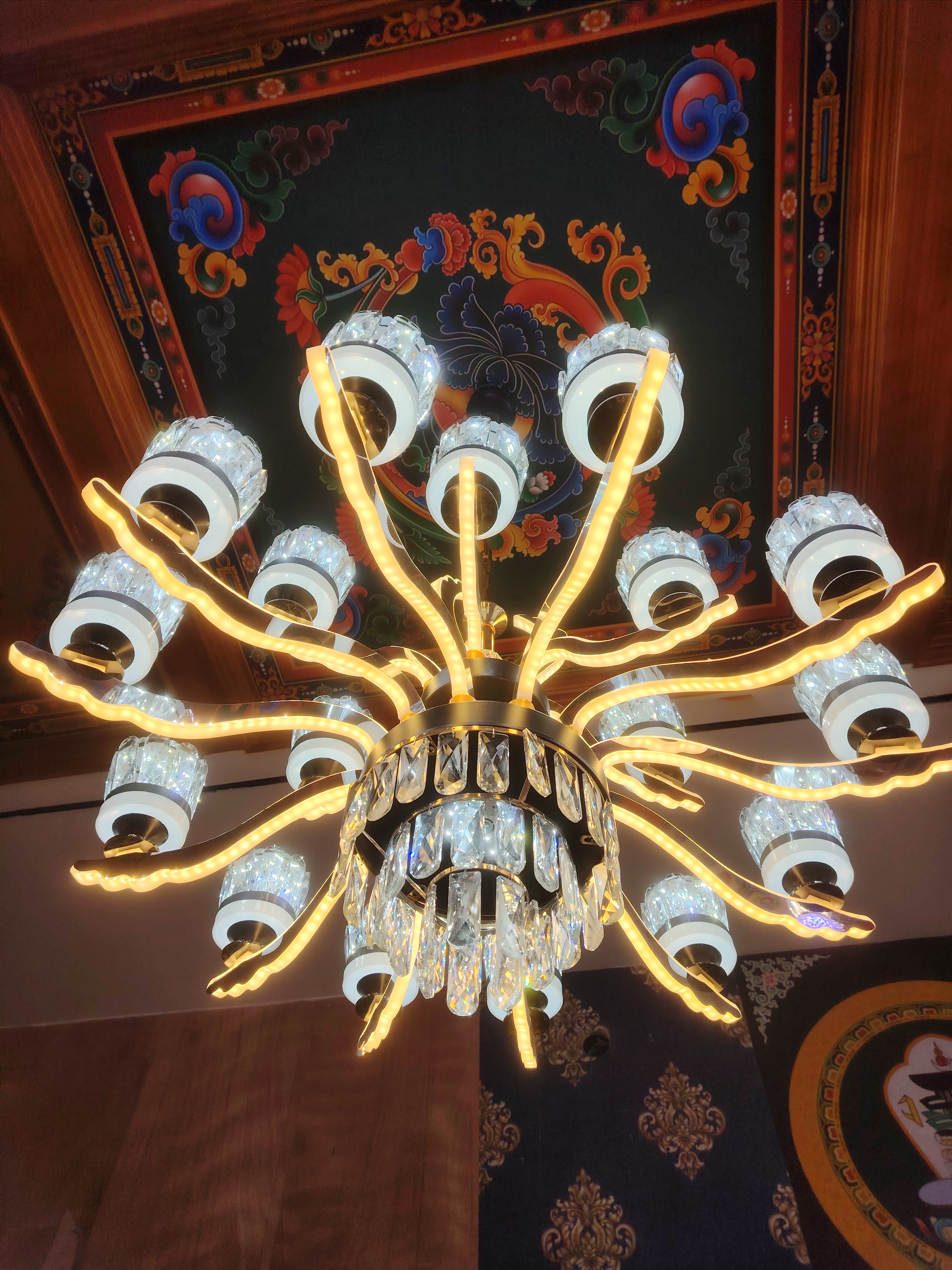 畅销款18头水晶吊灯2236-18