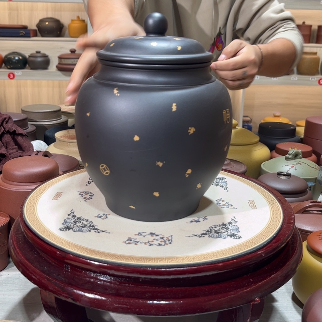 紫砂茶叶罐紫砂罐