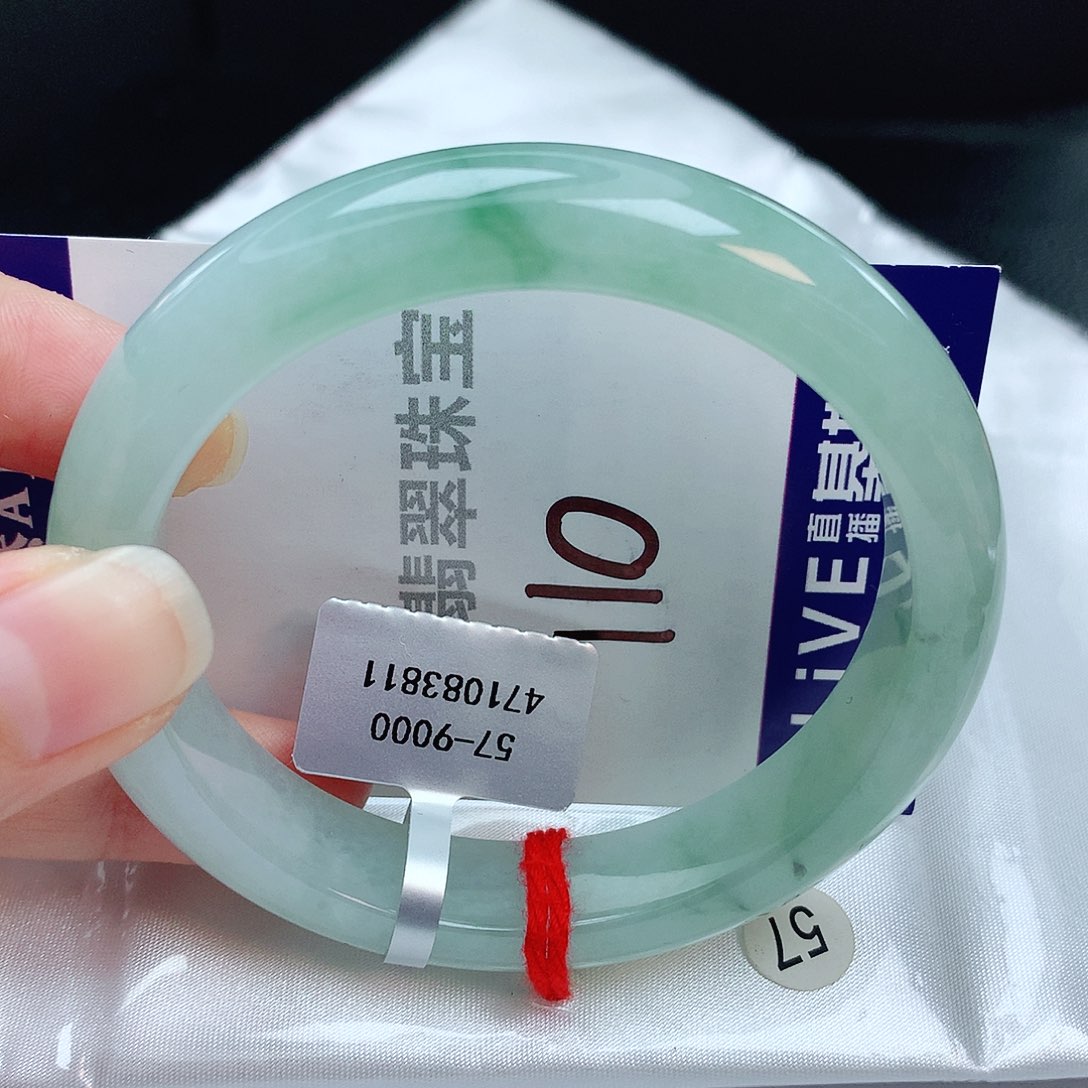 翡翠手镯未镶嵌缅甸天然A货翡翠手镯