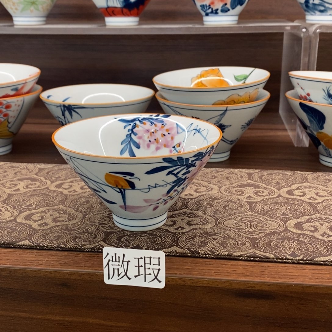 釉下彩老陶泥手工绘制