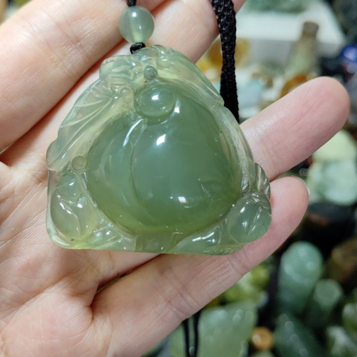 苦***来未镶嵌岫玉挂坠款式
