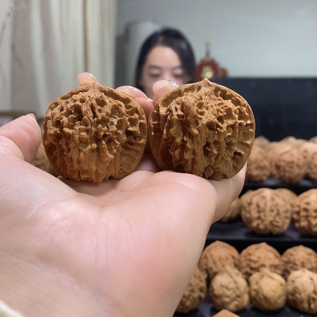 把件文玩核桃41乾隆官帽有修