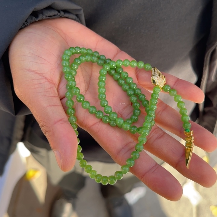 和田玉未镶嵌手链