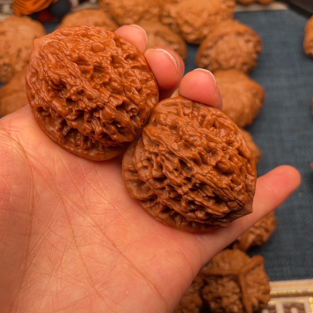 把件文玩核桃39全品毕业虎头