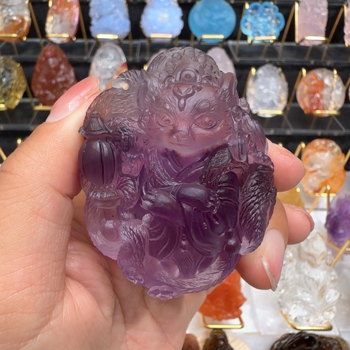 水晶颈饰未镶嵌九尾狐