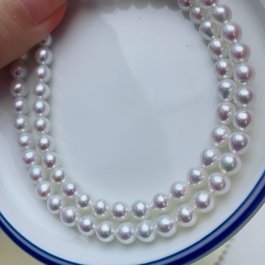 淡水珍珠未镶嵌颈饰w12