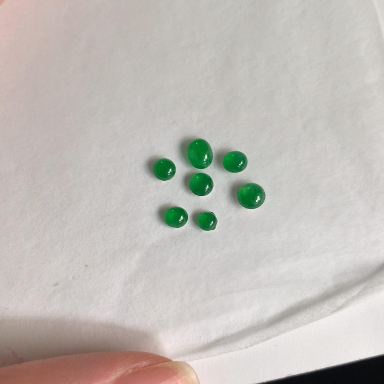 【闪购商品】翡翠颈饰未镶嵌蛋面×7颗