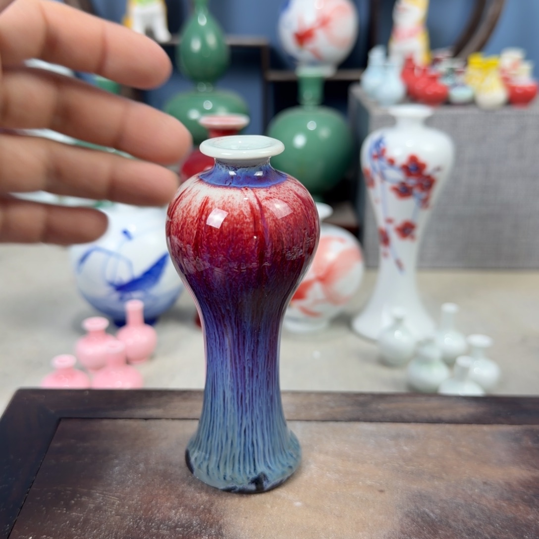 陶瓷手工小花器摆件