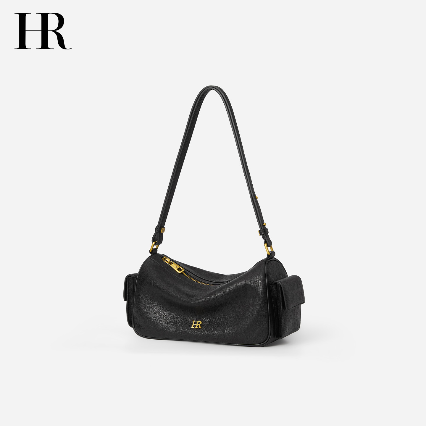【新年礼物】HR赫莲娜秋冬新款植鞣牛皮枕头相机包轻奢风单肩腋下包