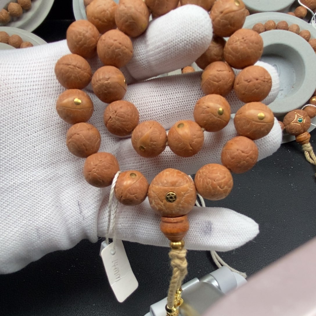 凤眼菩提手串铜钉14mm27颗