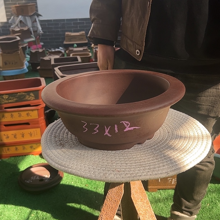 紫砂紫砂花盆呵呵
