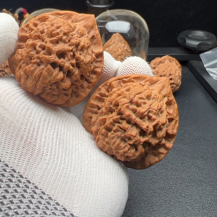 把件文玩核桃47官帽微修