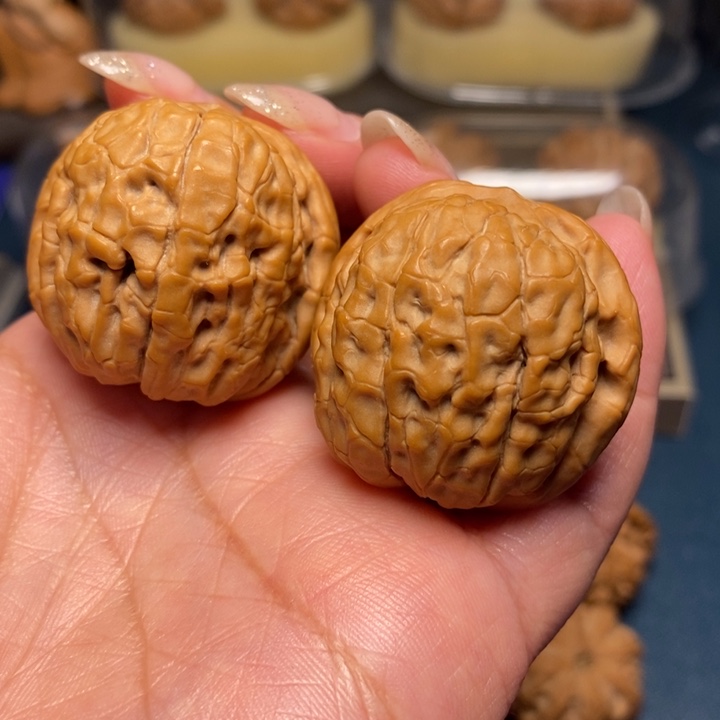 【闪购商品】文玩核桃把件甲骨文