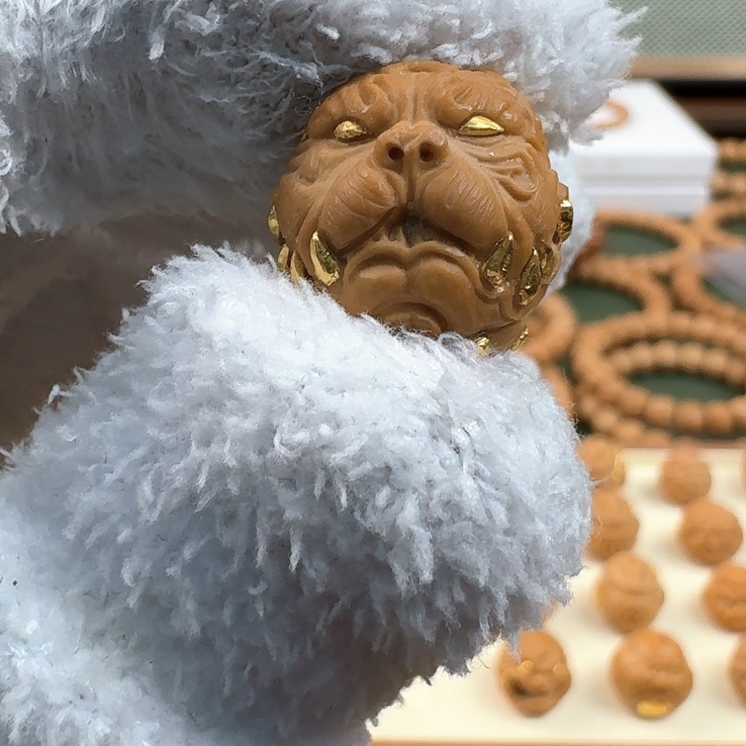 猴头核桃手串是*啊恶霸单颗