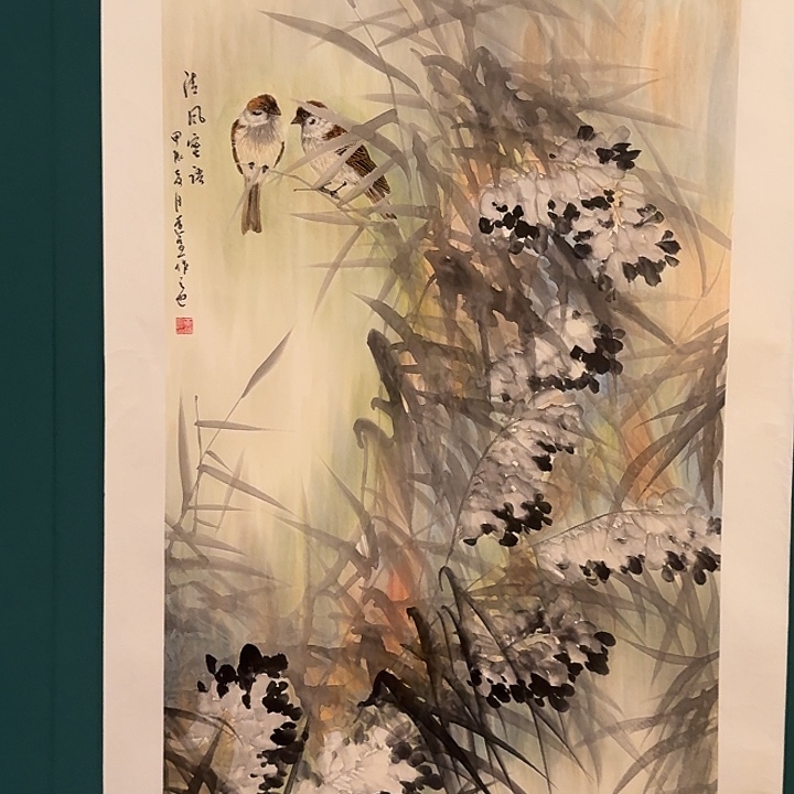 国画董老师作品画作