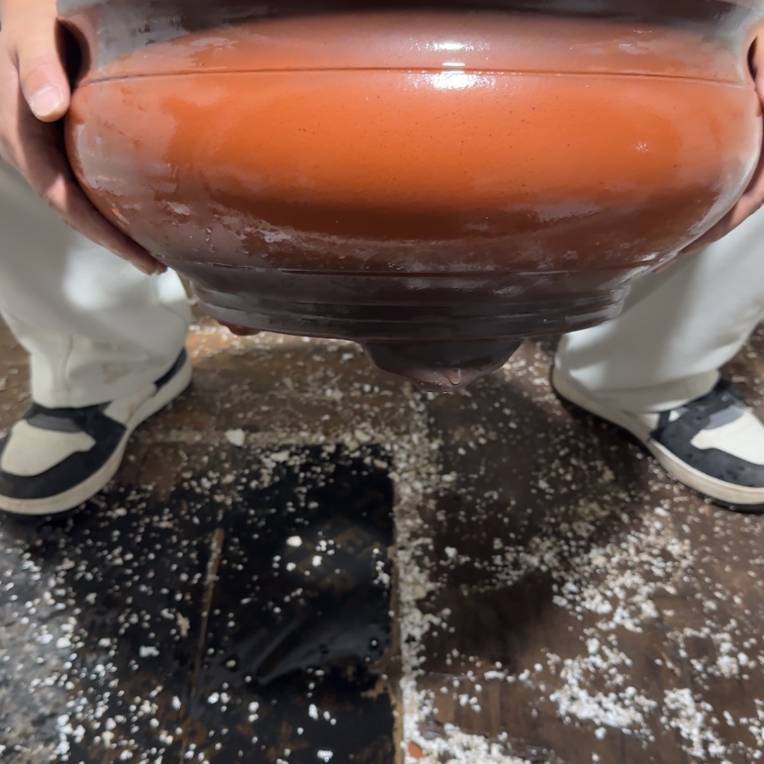 紫砂花盆口径30.15口径