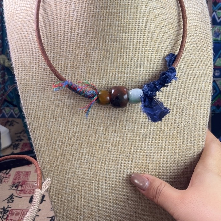 玛瑙/玉髓未镶嵌颈饰