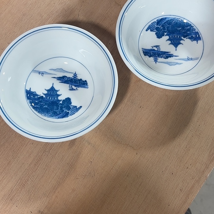 陶岳阳楼15.5公分，米饭碗两个