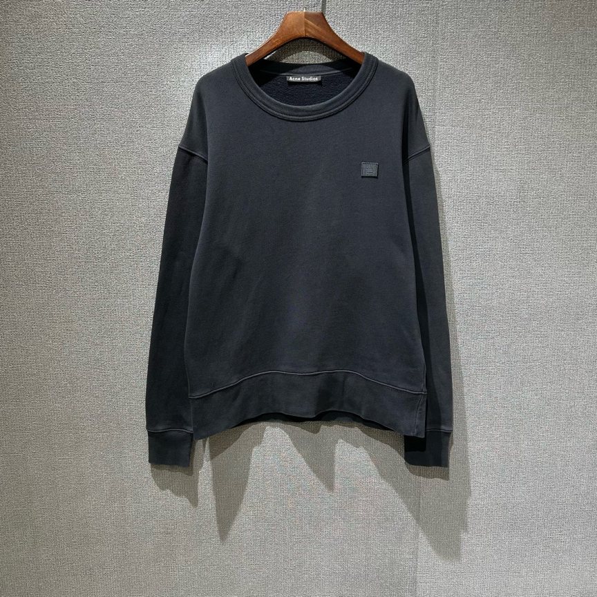 99新 Acne studio （pm）笑脸黑色卫衣 s码/4519