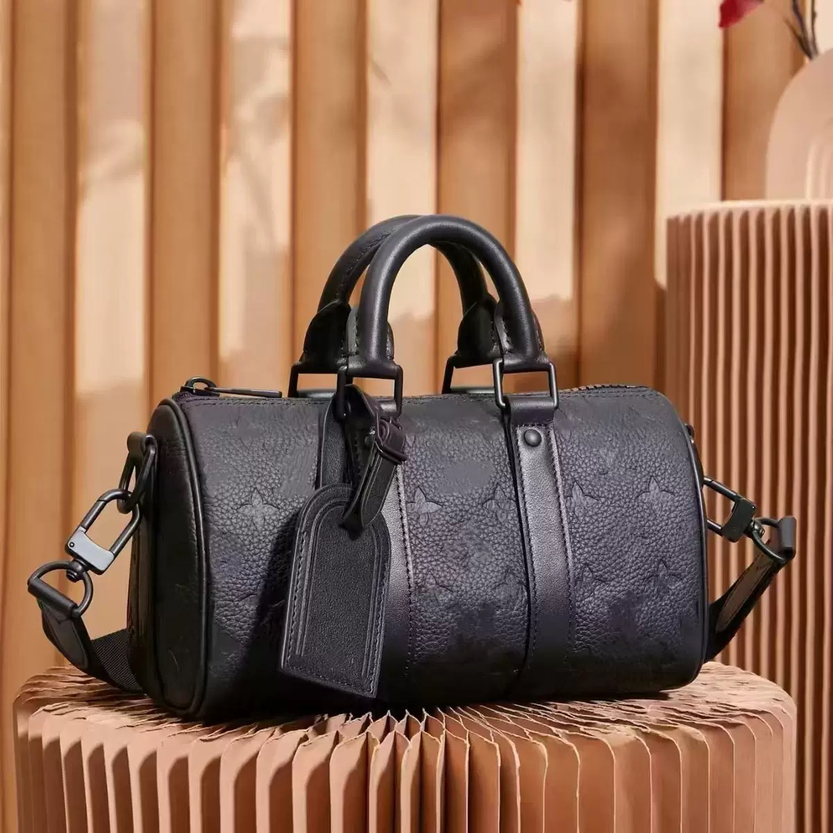 压纹男士可单肩斜挎单肩包时尚百搭