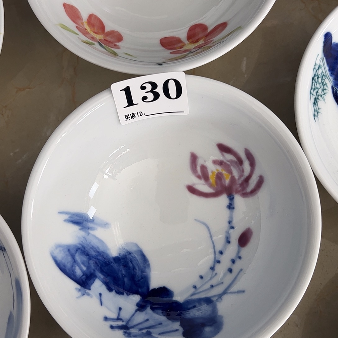 瓷片景德镇陶瓷手工手绘制作