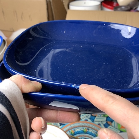 盘陶瓷制品满25拼单发货默认微瑕