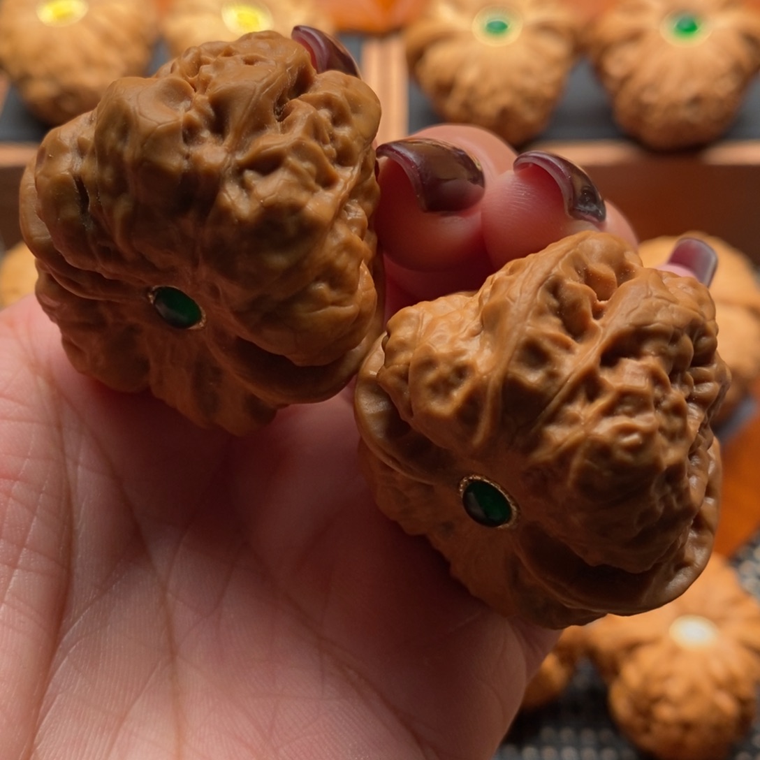 文玩核桃把件38尺寸哇哇