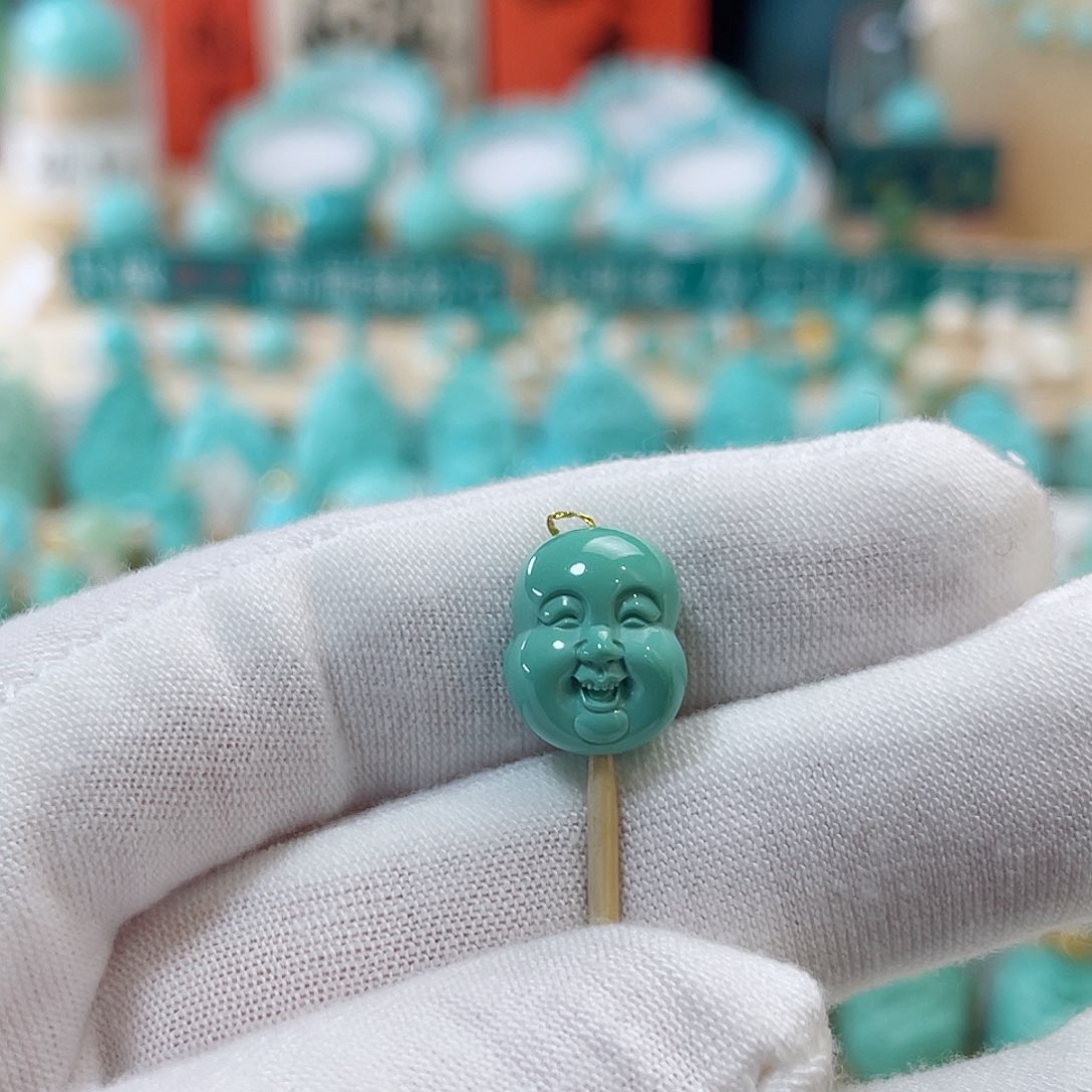 绿松石珠宝奇石未镶嵌