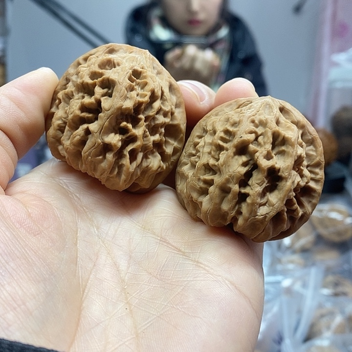 把件文玩核桃42野牛小众