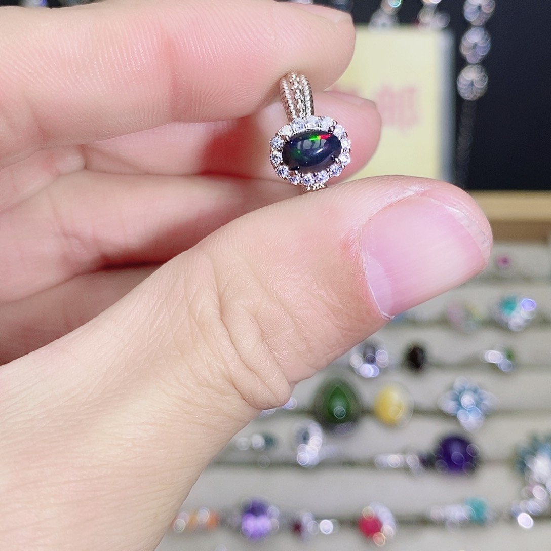 未镶嵌欧泊戒指559