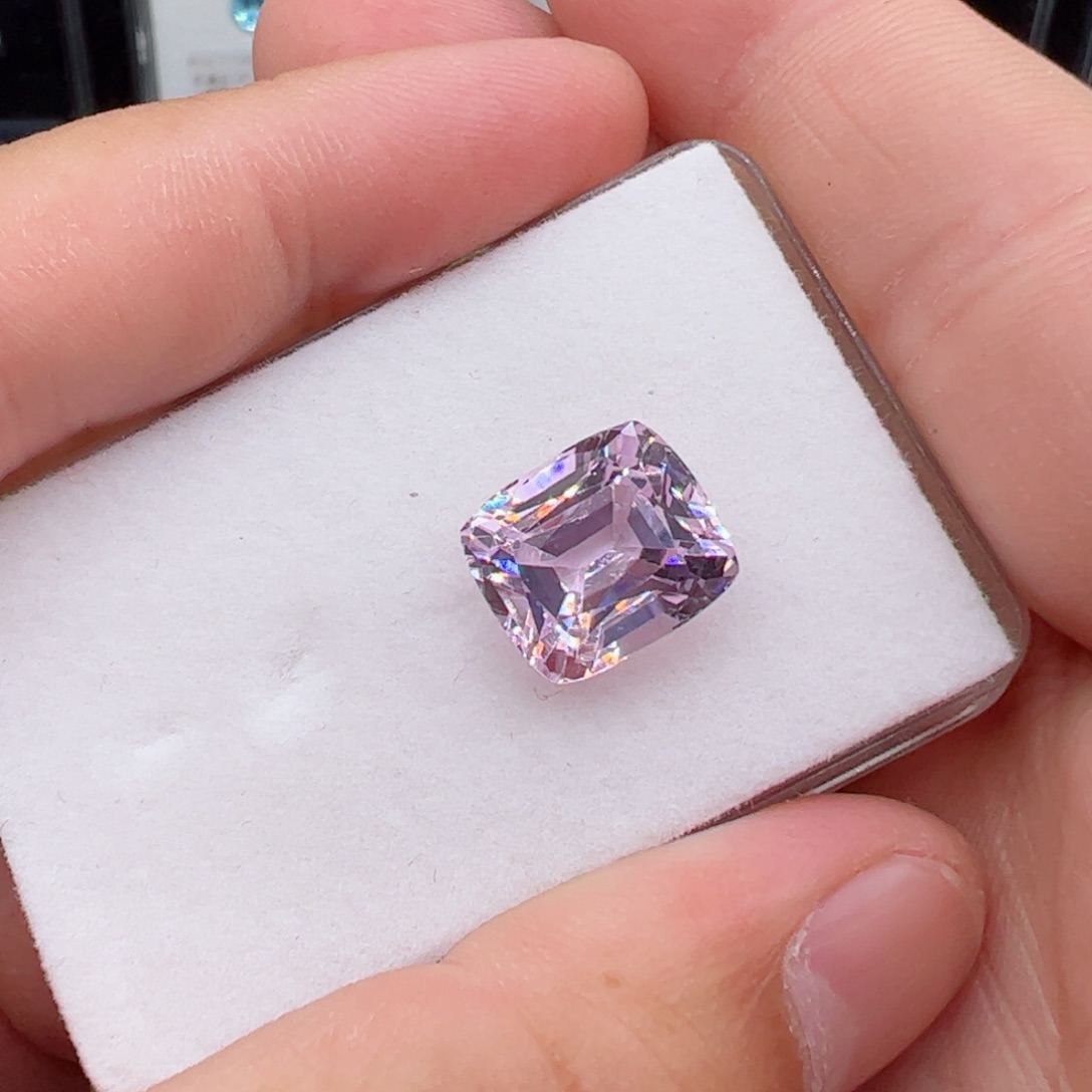 10.5克拉紫锂辉裸石锂辉石未镶嵌