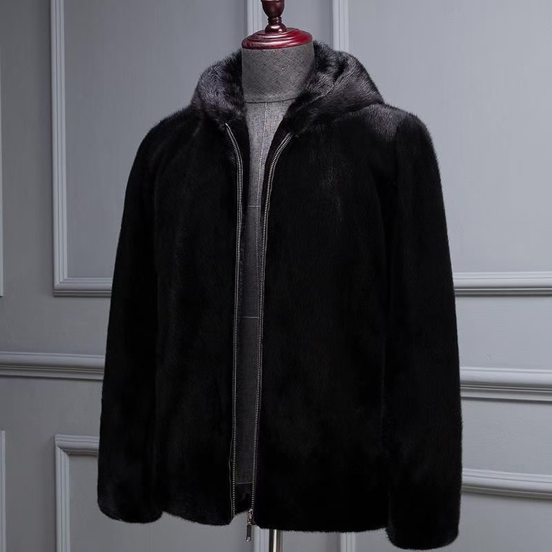 海宁冬季男士外套高档大衣中青年男士