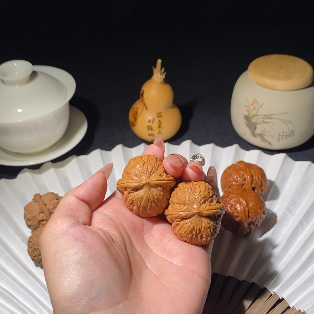 文玩核桃吊坠乾隆磨35