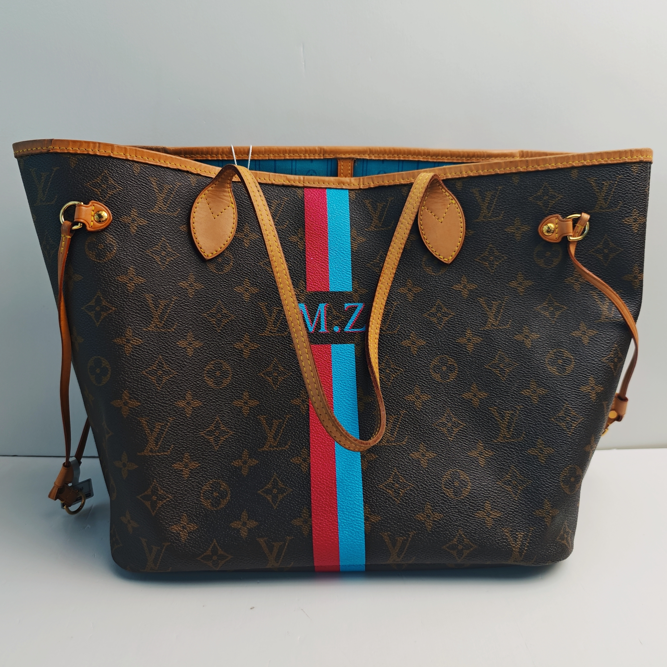 95新 LouisVuitton/路易威登 路易威登nf刻字手提托特包