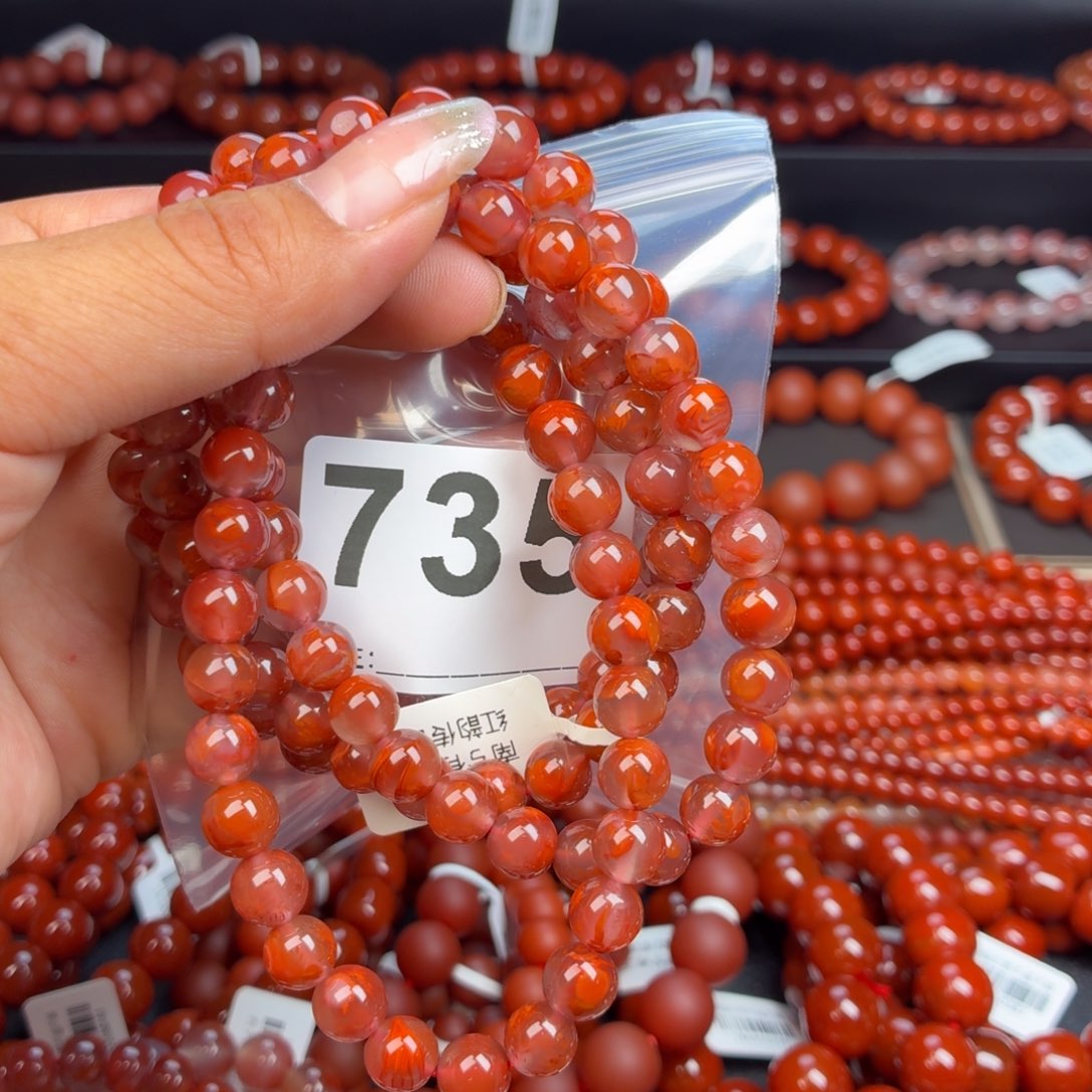 T***e南红玛瑙项链未镶嵌