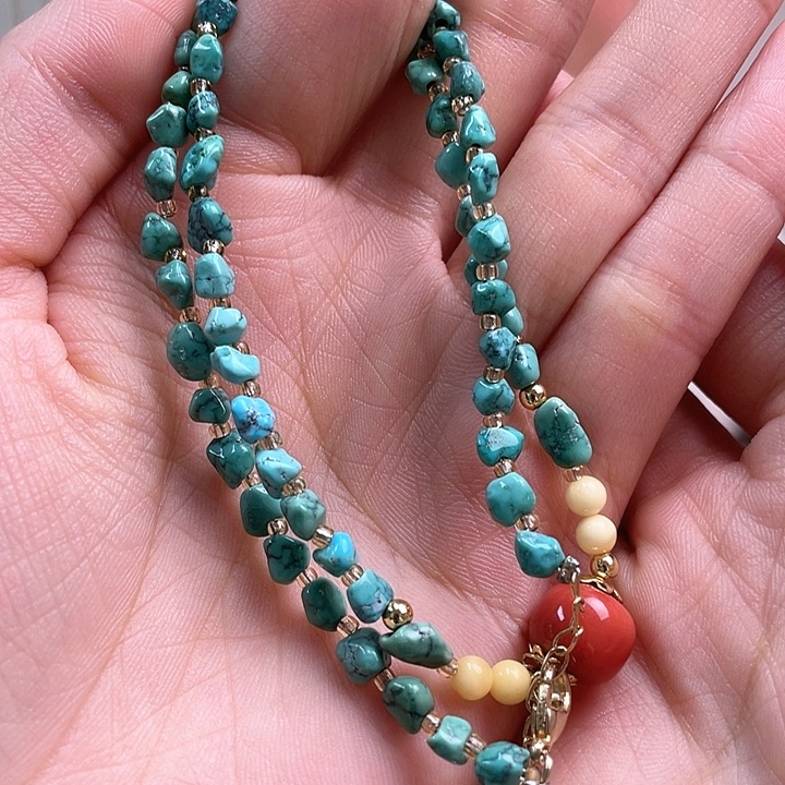 未镶嵌绿松石珠宝奇石