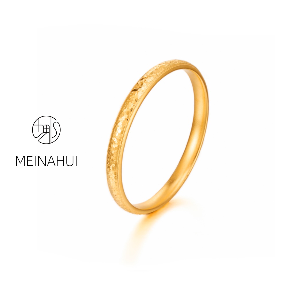 MEINAHUI/泥鳅背碎碎冰手镯爆闪简约时尚手工Z0033