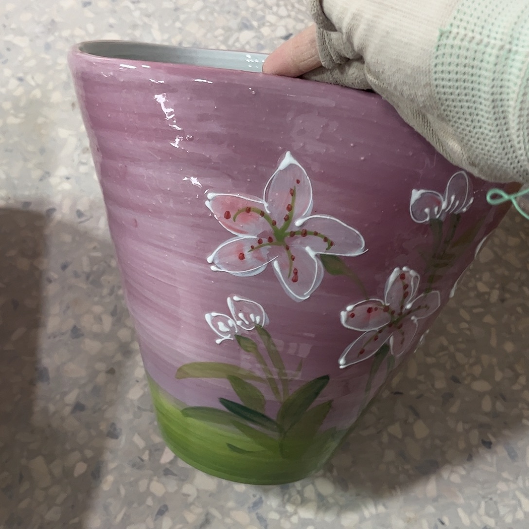 优***蜜景德镇陶瓷花盆花盆不售后大瑕疵