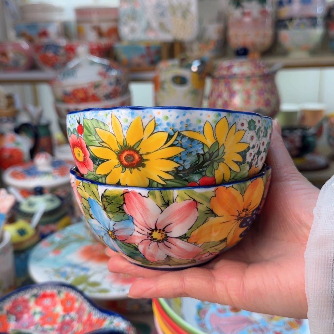 陶瓷5英寸米饭碗两只看图