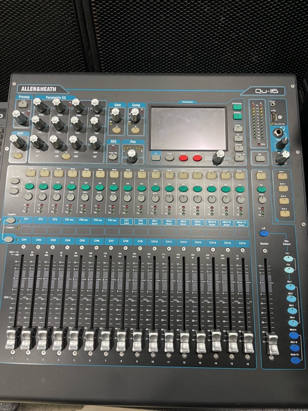 艾伦赫塞QU16、16路数字调音台一张、原装正品无修（不包邮）