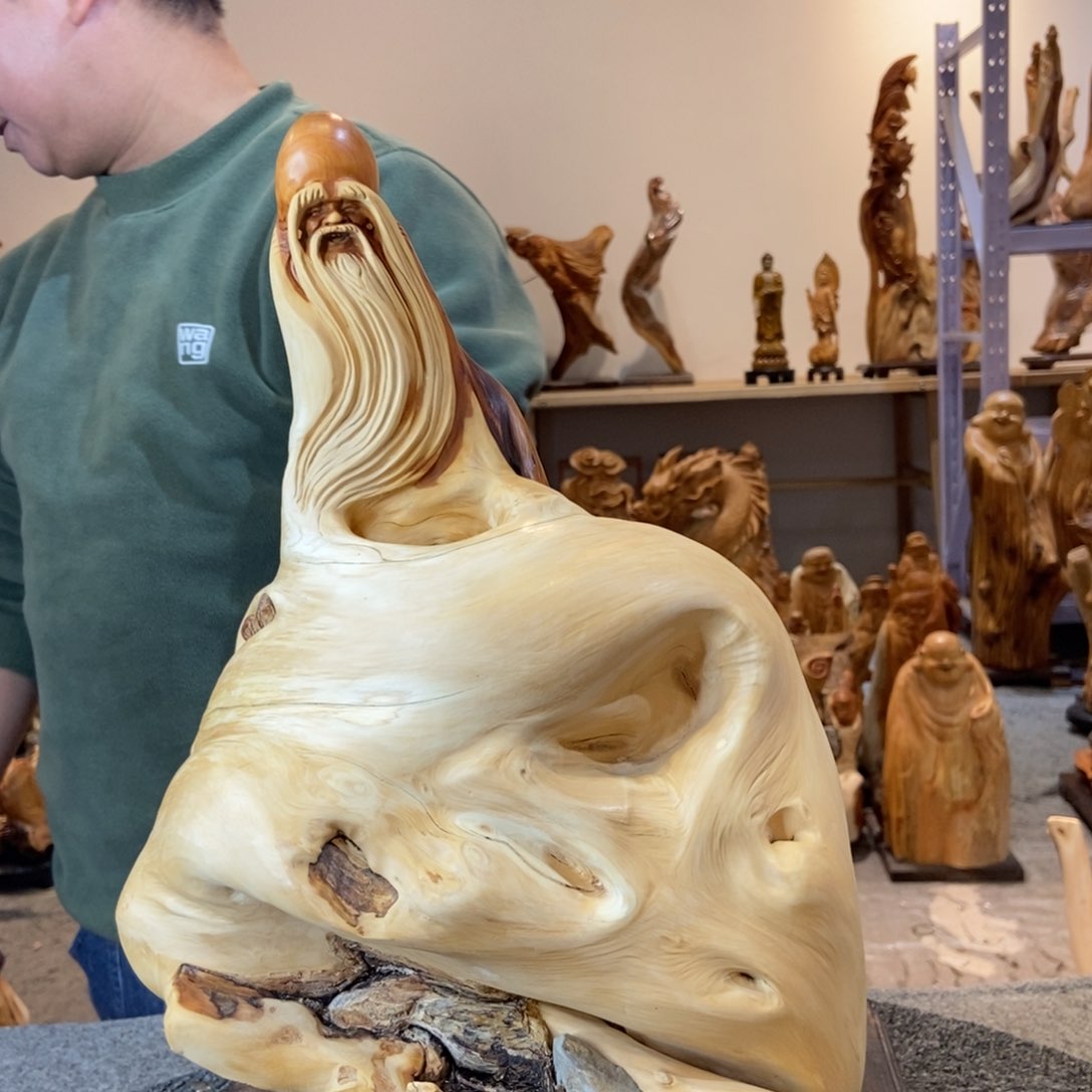 柏木（崖柏）太行崖柏根雕摆件