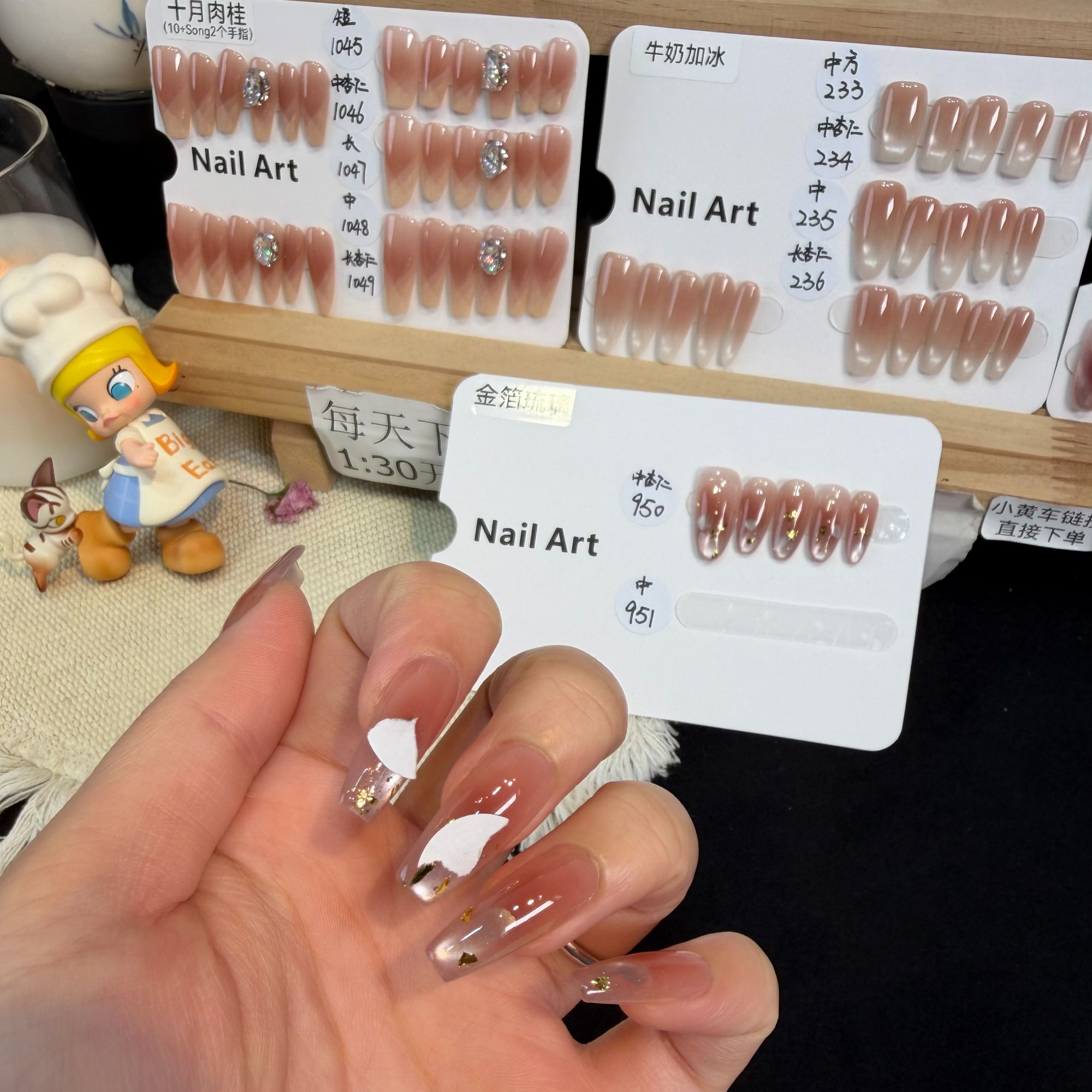 【金箔琉璃】虎子纯手工穿戴甲 可多次使用 送工具包