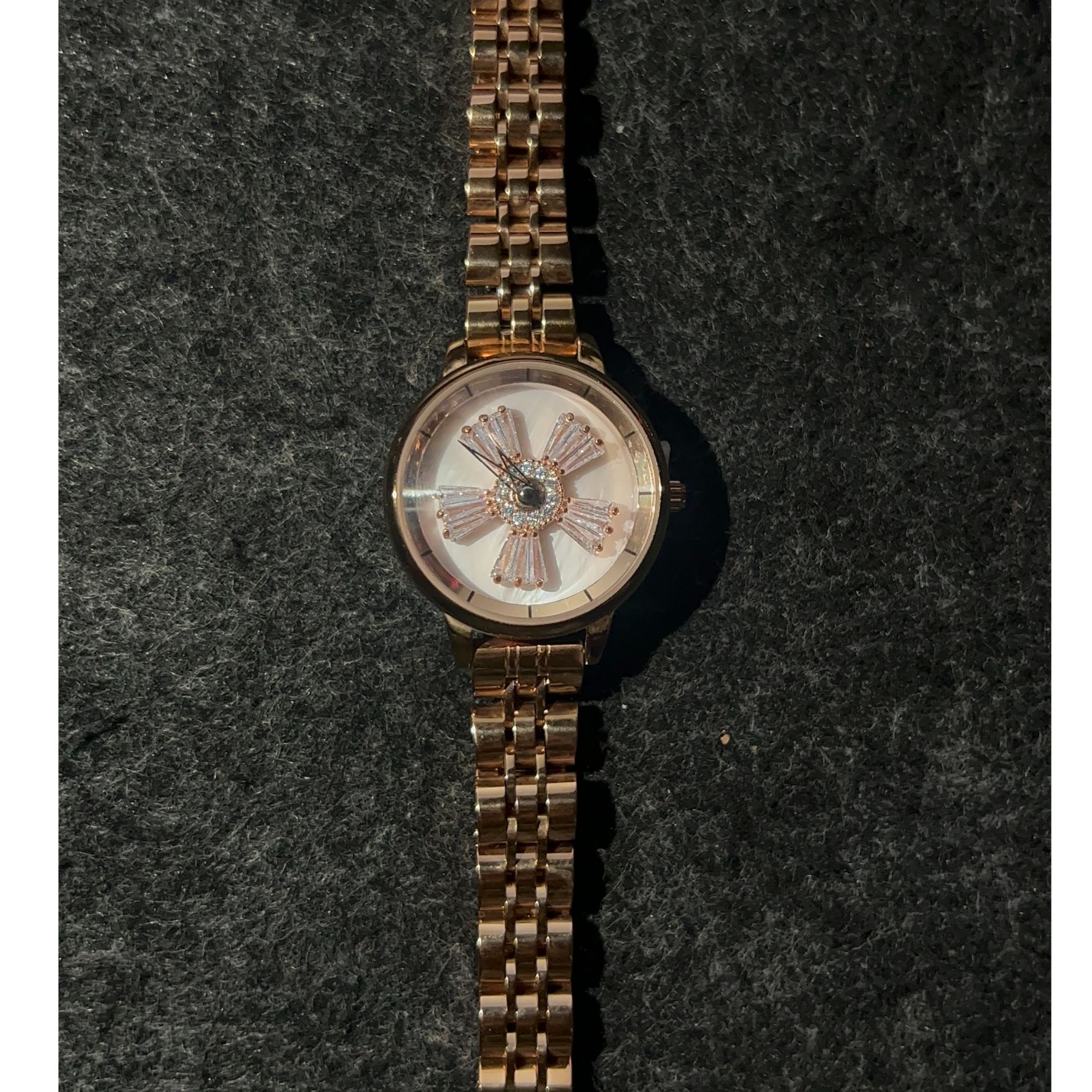 【野蔷薇】严选 2025时来运转金色高端时尚腕表女