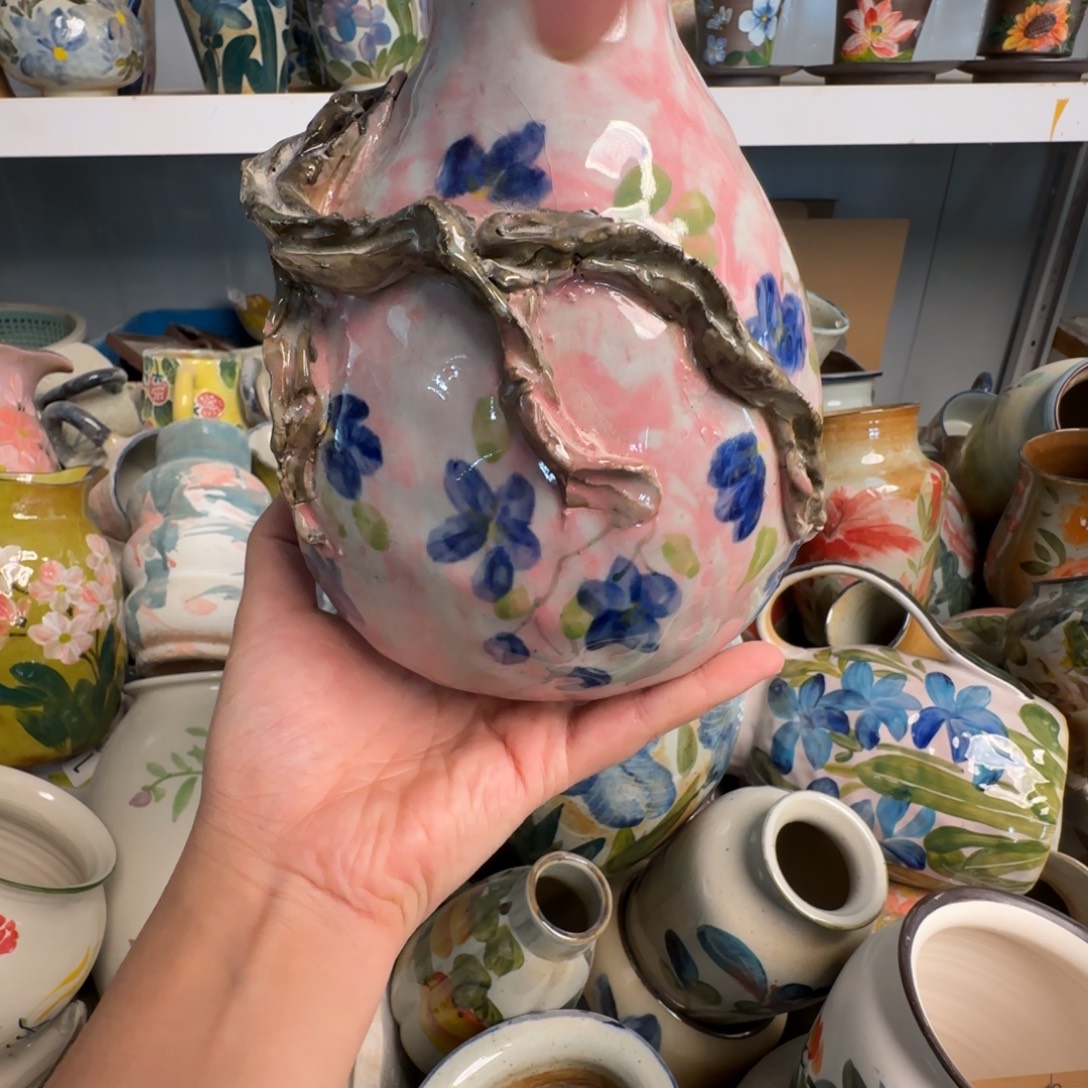 景德镇釉下彩陶瓷微瑕发货24