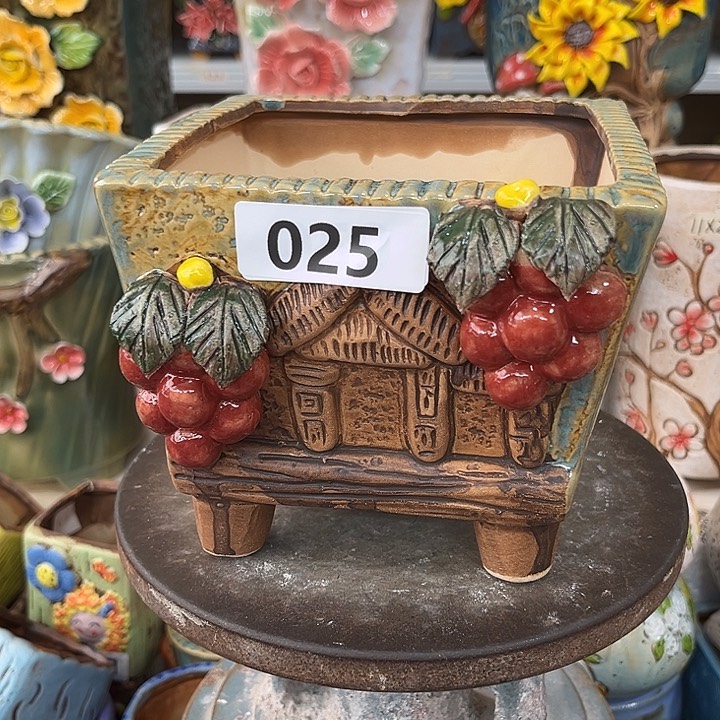 紫砂花盆粗陶材质多肉花盆